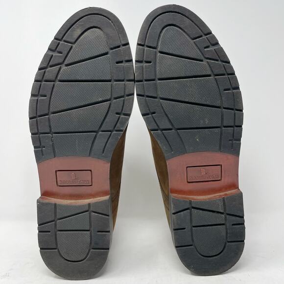 Brown Shoe Co Leather Nubuck Oxfords Derbys Mens 10.5W Portland - Picture 6 of 10